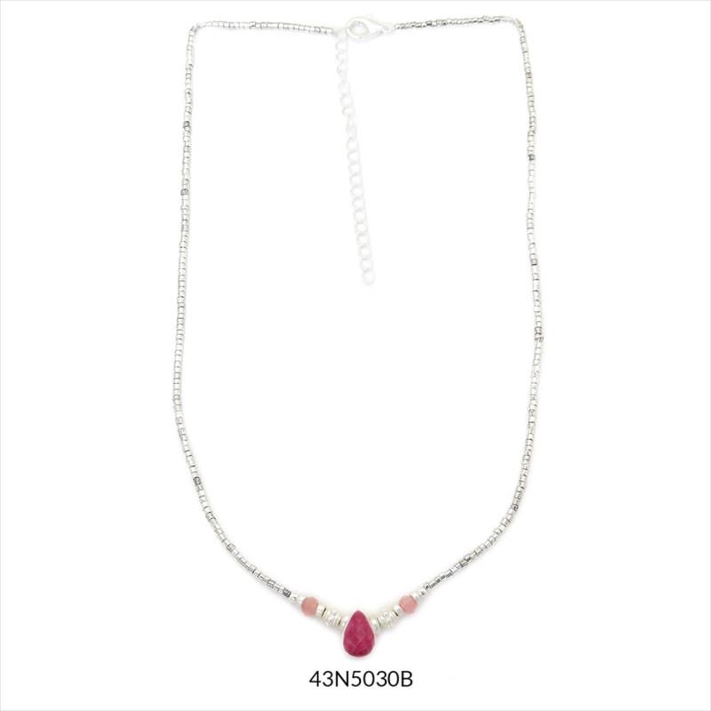 COLLAR SAMI CURT PLATA -MADUIXA | 43N5030B
