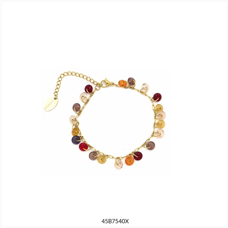 PULSERA SHIVA GOLD MARRONS | 45b7540x