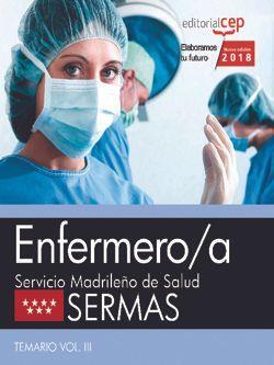 ENFERMERO/A. PROMOCIÓN INTERNA. SERVICIO MADRILEÑO DE SALUD (SERMAS). TEMARIO VOL. III. | 9788468198842 | VV.AA.