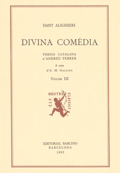 DIVINA COMEDIA III | 9788472260573 | ALIGHIERI, DANTE