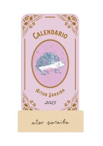 CALENDARIO MESA DE TARJETAS 2025 AITOR SARAIBA | 8432715167662