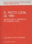 PACTO LOCAL DE 1999, EL | 9788484440932 | CALONGE VELAZQUEZ, ANTONIO / GONZALEZ DEL TESO, TEODOSIO / ALLUE BUIZA, ALFREDO
