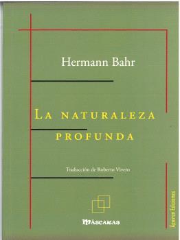 NATURALEZA PROFUNDA, LA | 9791399048674 | BAHR, HERMANN