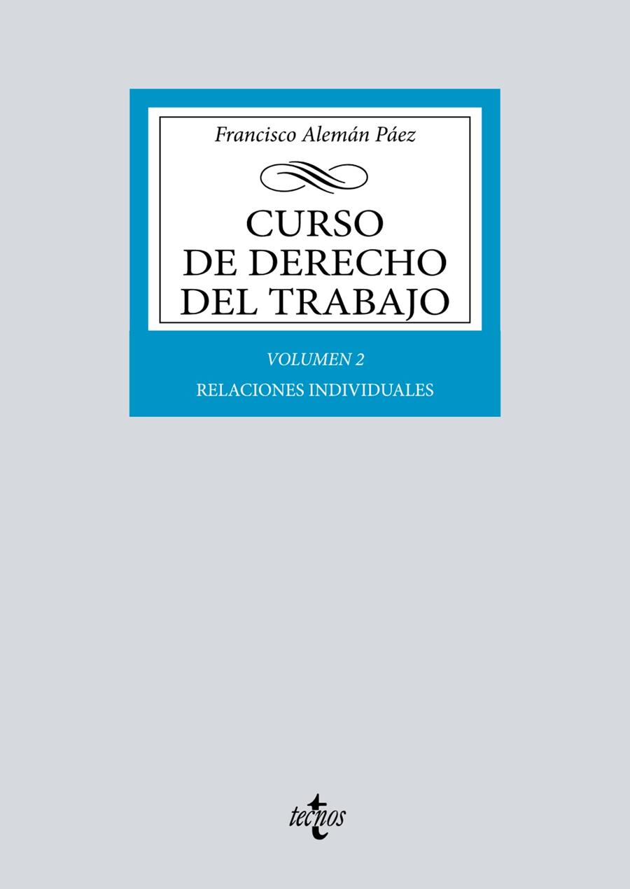 CURSO DE DERECHO DEL TRABAJO | 9788430986811 | ALEMÁN PÁEZ, FRANCISCO