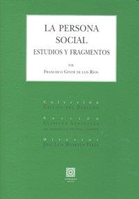 PERSONA SOCIAL. ESTUDIOS Y FRAGMENTOS, LA | 9788498363951 | GINER DE LOS RIOS, FRANCISCO