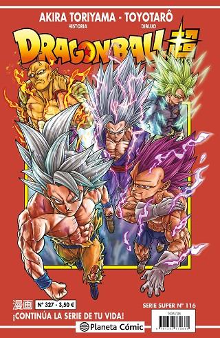 DRAGON BALL SERIE ROJA 327 / SUPER 116 | 9791387921545 | TORIYAMA, AKIRA