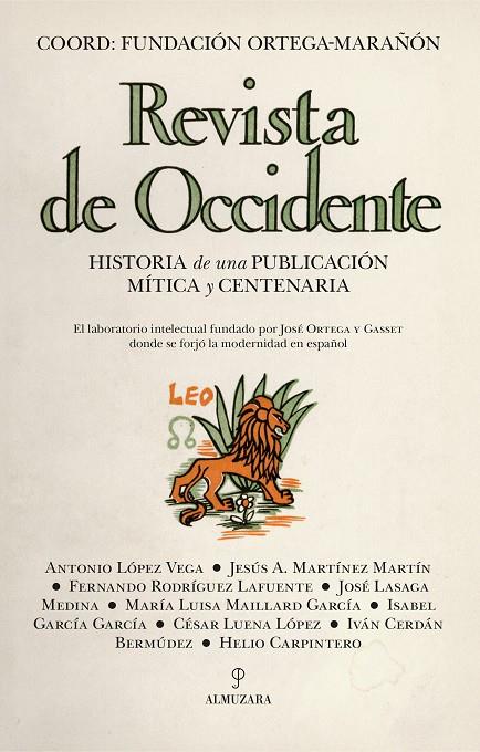 REVISTA DE OCCIDENTE | 9791370203368 | ORTEGA-MARAÑÓN, FUNDACIÓN