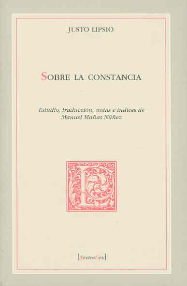 SOBRE LA CONSTANCIA | 9788477238805 | LIPSIO, JUSTO