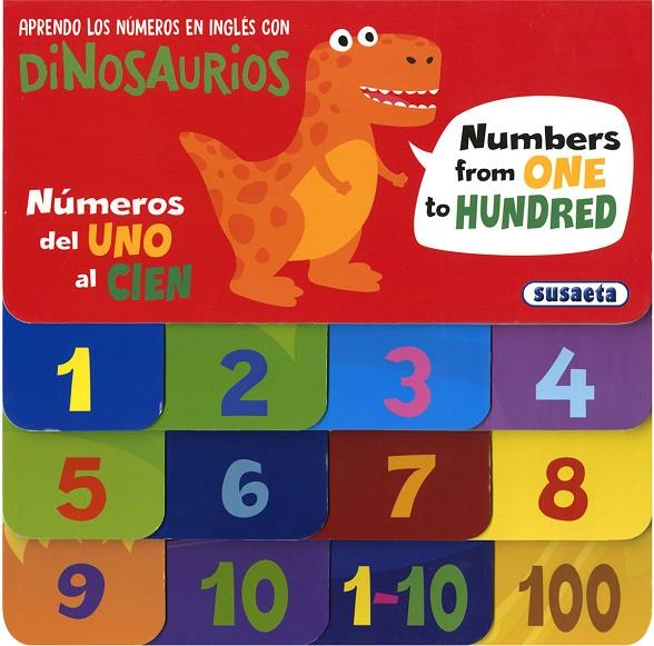 APRENDO LOS NÚMEROS EN INGLÉS CON DINOSAURIOS | 9788467770551 | EDICIONES, SUSAETA