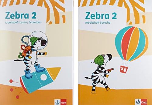 ZEBRA 2. SCHULJAHR ARBEITSHEFT LESEN/SCHREIBEN / ARBEITSHEFT SPRACHE, 2 BDE | 9783122709457