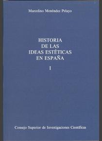 HISTORIA DE LAS IDEAS ESTÉTICAS EN ESPAÑA (2 VOLS.) | 9788400040147