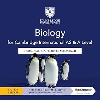 CAMBRIDGE INTERNATIONAL AS & A LEVEL BIOLOGY. TEACHER'S RESOURCE ACCESS CARD | 9781108797795