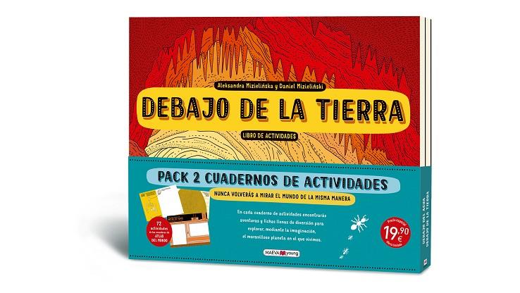 PACK DE ACTIVIDADES. DEBAJO DE LA TIERRA, DEBAJO DEL AGUA | 9788410260153 | MIZIELINSKA, ALEKSANDRA / MIZIELINSKI, DANIEL