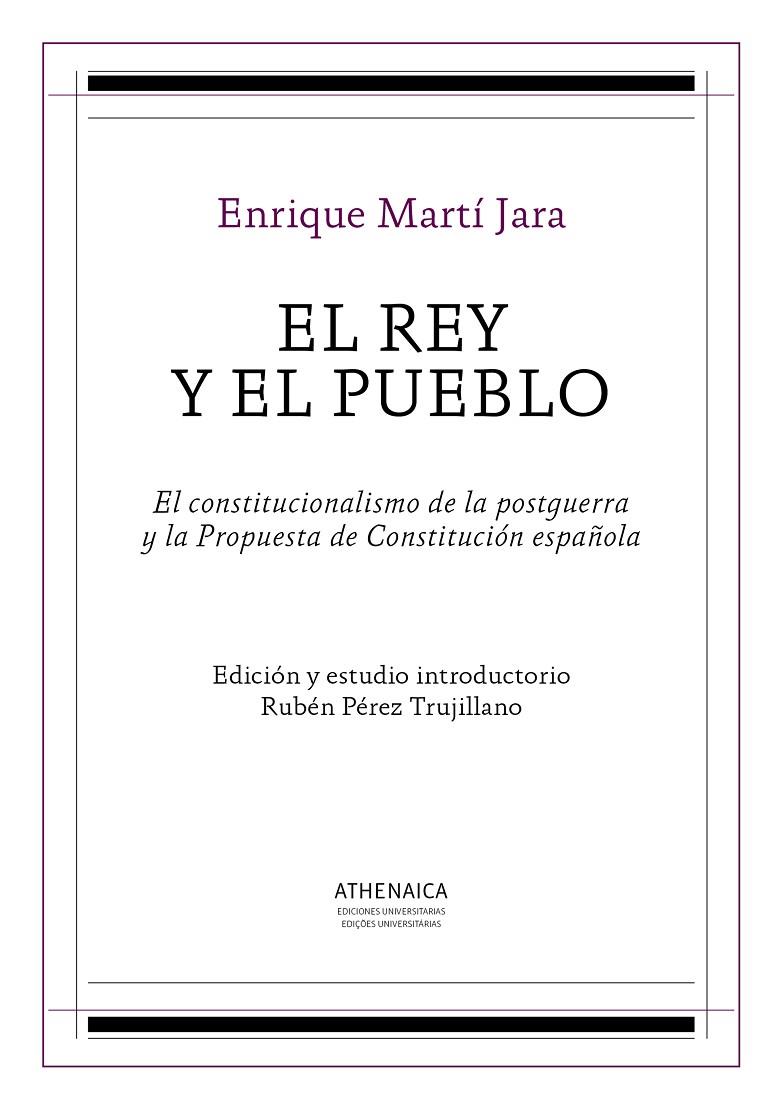 REY Y EL PUEBLO, EL | 9788416770700 | MARTÍ JARA, ENRIQUE