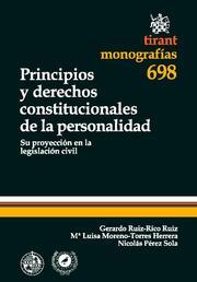 PRINCIPIOS Y DERECHOS CONSTITUCIONALES DE LA PERSONALIDAD | 9788498768633 | GERARDO RUIZ-RICO RUIZ/MARÍA LUISA MORENO-TORRES HERRERA/NICOLÁS PÉREZ SOLA
