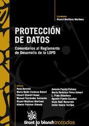 PROTECCIÓN DE DATOS COMENTARIOS AL REGLAMENTO DE DESARROLLO DE LA LOPD | 9788498763560 | RICARD MARTÍNEZ MARTÍNEZ/ROSA BARCELÓ/Mª BELÉN CARDONA RUBERT/EDUARD A. CHAVELI DONET/MANUEL FERNÁND