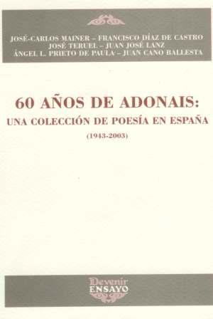 60 AÑOS DE ADONAIS | 9788493315290