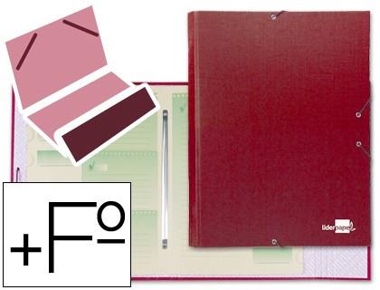 CARPETA SEPARADORS LIDERPAPEL VERMELL  | 8423473240841