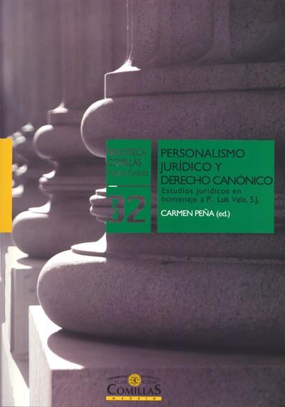 PERSONALISMO JURÍDICO Y DERECHO CANÓNICO | 9788484682738 | PEÑA GARCÍA, CARMEN / DÍAZ MORENO, JOSÉ MARÍA / MORÁN BUSTOS, CARLOS