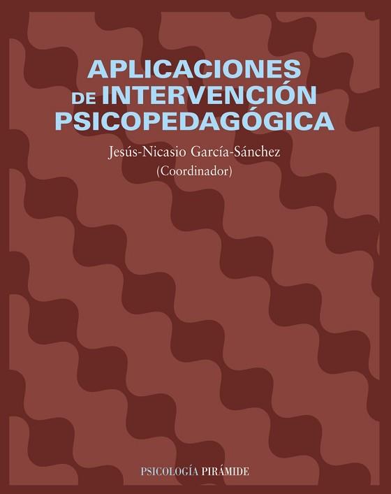 APLICACIONES DE INTERVENCIÓN PSICOPEDAGÓGICA | 9788436816907 | GARCIA-SANCHEZ, JESUS-NICASIO