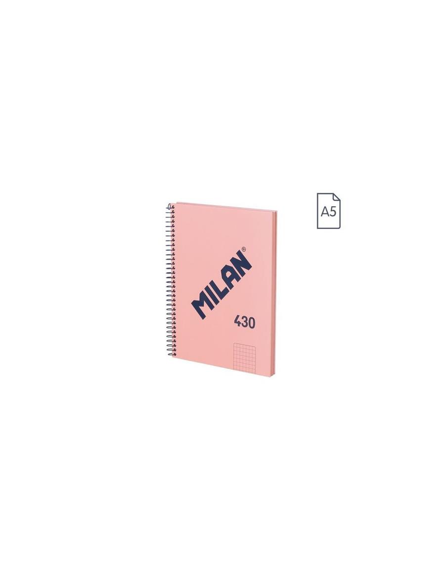 LLIBRETA A5 ESPIRAL MILAN ROSA | 8411574107491