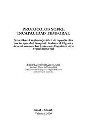 PROTOCOLOS SOBRE INCAPACIDAD TEMPORAL | 9788498764857 | BLASCO LAHOZ, JOSÉ FRANCISCO