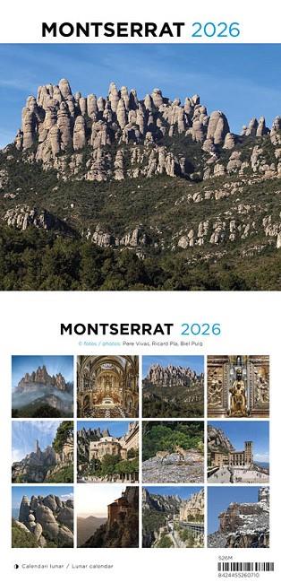 CALENDARI 2026 SOBRETAULA (14X15 CM) MONTSERRAT | 8424455260710
