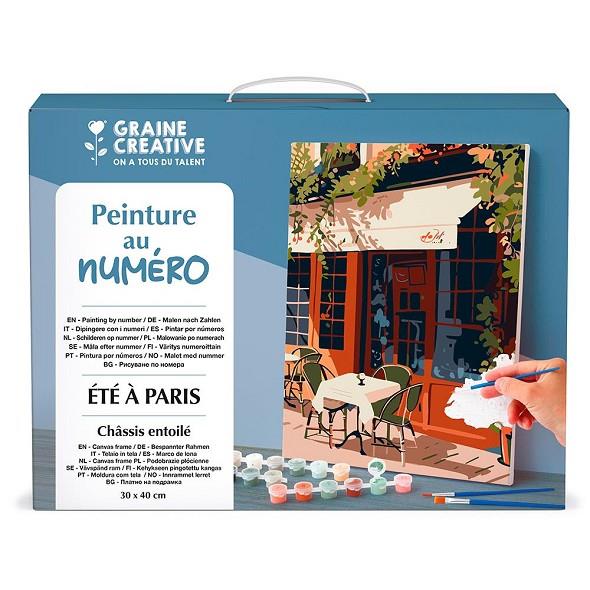 SET PINTAR POR NÚMEROS VERANO EN PARÍS 30 X 40CM | 3532436166885