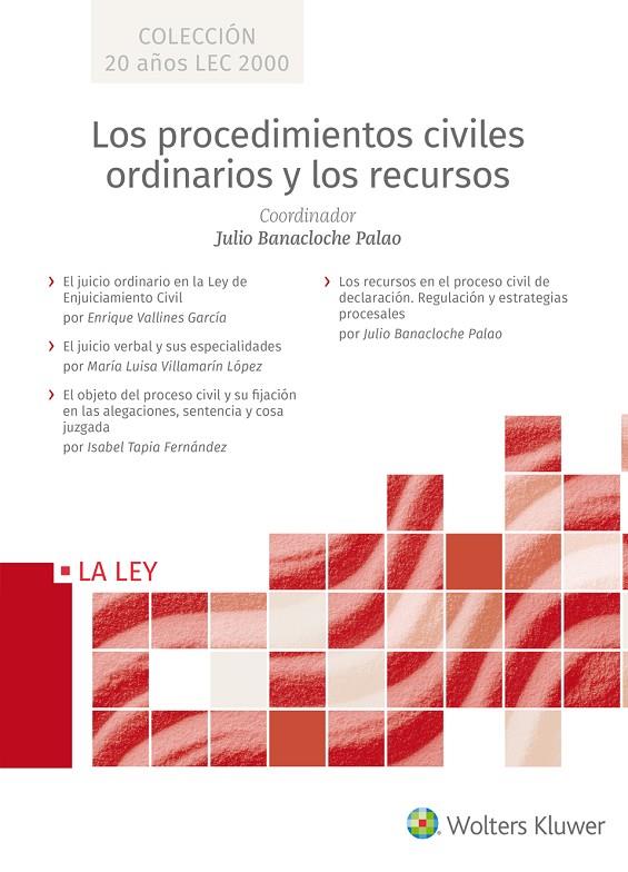 PROCEDIMIENTOS CIVILES ORDINARIOS Y LOS RECURSOS, LOS | 9788490207895