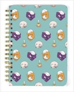 LIBRETA A5 CARTÓN CROQUETA Y EMPANADILLA MANTITAS | 8432715112877