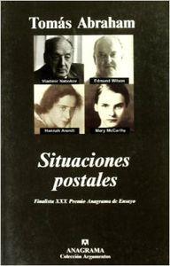 SITUACIONES POSTALES | 9788433961792 | ABRAHAM, TOMÁS