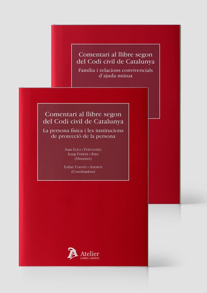 PACK COMENTARI AL LLIBRE II DEL CODI CIVIL DE CATALUNYA | 9788418780035 | ATELIER