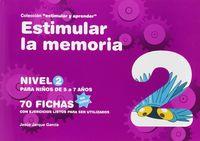 ESTIMULAR LA MEMORIA NIVEL 2 COLOR ESTIMULAR Y APRENDER | 9788498963519 | JARQUE GARCÍA, JESÚS