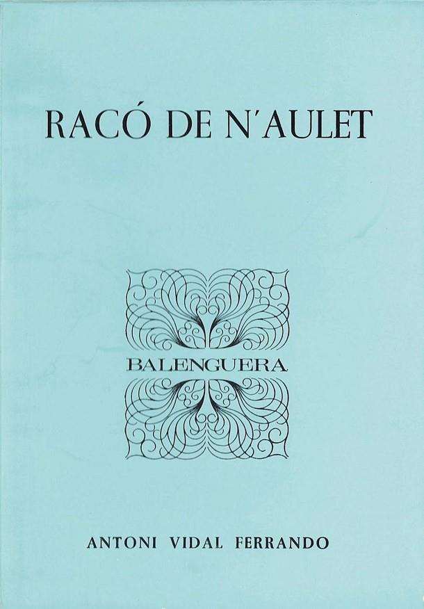 RACO DE N'AULET | 9788427304949 | VIDAL FERRANDO, A.
