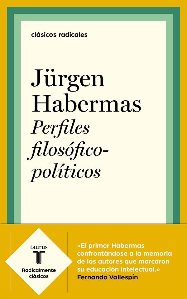 PERFILES FILOSOFICO-POLITICOS | 9788430622528 | HABERMAS, JURGEN