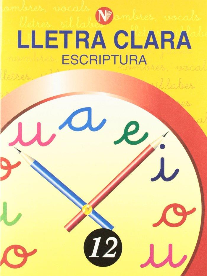 LLETRA CLARA 12   1R  2N CURS VERTICAL | 9788478873821