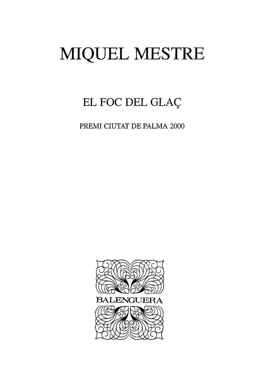 FOC DEL GLAÇ, EL | 9788427350960 | MESTRE, MIQUEL