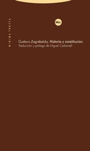 HISTORIA Y CONSTITUCION | 9788498792119 | ZAGREBELSKY, GUSTAVO