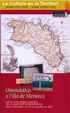 ONOMÀSTICA A L'ILLA DE MENORCA | 9788495718624 | COL·LOQUI GENERAL DE LA SOCIETAT D'ONOMÀSTIC