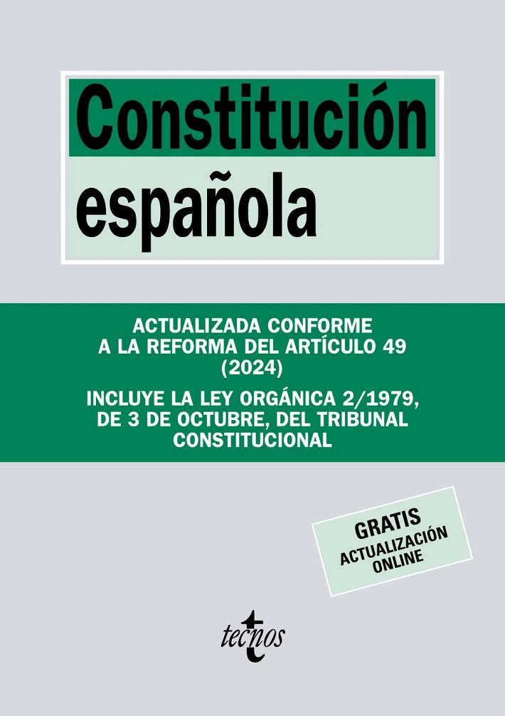 CONSTITUCIÓN ESPAÑOLA (ED. MAYO 2024) | 9788430990399