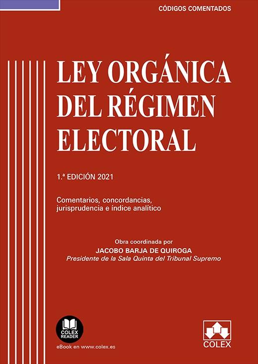 LEY ORGANICA DEL REGIMEN ELECTORAL | 9788413591377 | BARJA DE QUIROGA, JACOBO