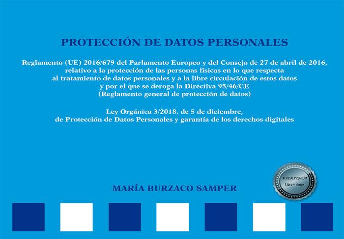 PROTECCIÓN DE DATOS PERSONALES. ESQUEMAS | 9788413770291 | BURZACO SAMPER, MARIA