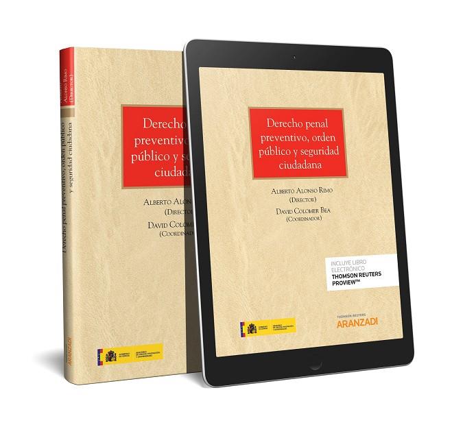 DERECHO PENAL PREVENTIVO ORDEN PUBLICO Y SEGURIDAD CIUDADANA | 9788413099316 | RIMOR, ALONSO