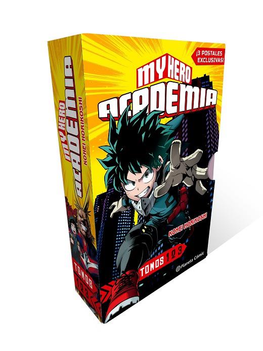 SHONEN STARTER SET MY HERO ACADEMIA 01 + 02 + 03 | 9788411610308 | HORIKOSHI, KOHEI