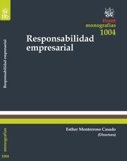 RESPONSABILIDAD EMPRESARIAL | 9788490864807 | MONTERROSO CASADO, ESTHER