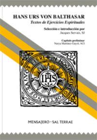 TEXTOS DE EJERCICIOS ESPIRITUALES | 9788429318395 | VON BALTHASAR, HANS URS