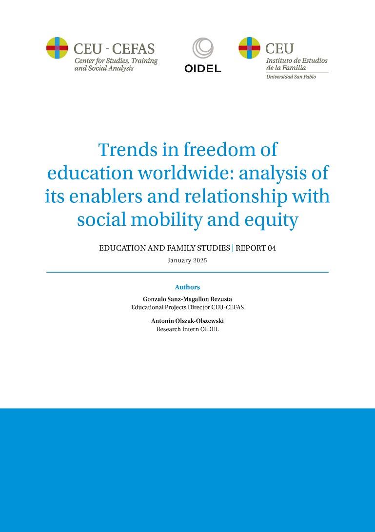 TRENDS IN FREEDOM OF EDUCATION WORLDWIDE: ANALYSIS OF ITS ENABLERS AND RELATIONS | 9788419976710 | SANZ-MAGALLÓN REZUSTA, GONZALO / OLSZAK-OLSZEWSKI, ANTONIN