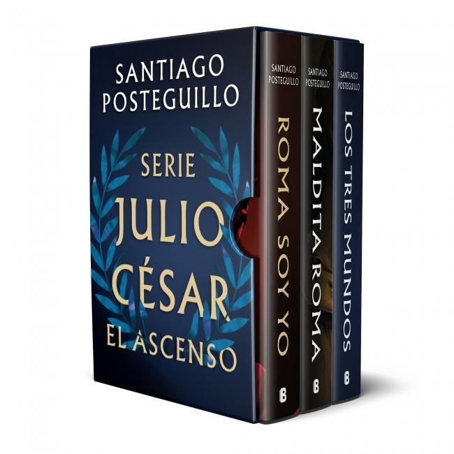 SERIE JULIO CÉSAR : EL ASCENSO (EDICIÓN ESTUCHE : ROMA SOY YO | MALDITA ROMA | LOS TRES MUNDOS) | 9788466680349 | POSTEGUILLO, SANTIAGO