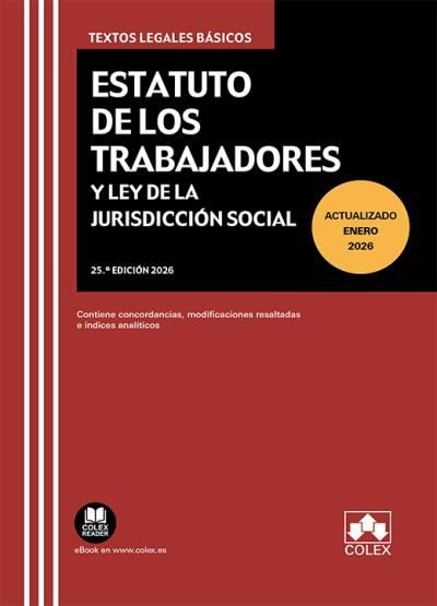 ESTATUTO DE LOS TRABAJADORES Y LEY DE LA JURISDICCIÓN SOCIAL | 9791370115548 | EDITORIAL COLEX, S.L.