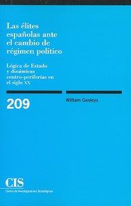 ELITES ESPAÑOLAS ANTE EL CAMBIO | 9788474763669 | GENIEYS, W.